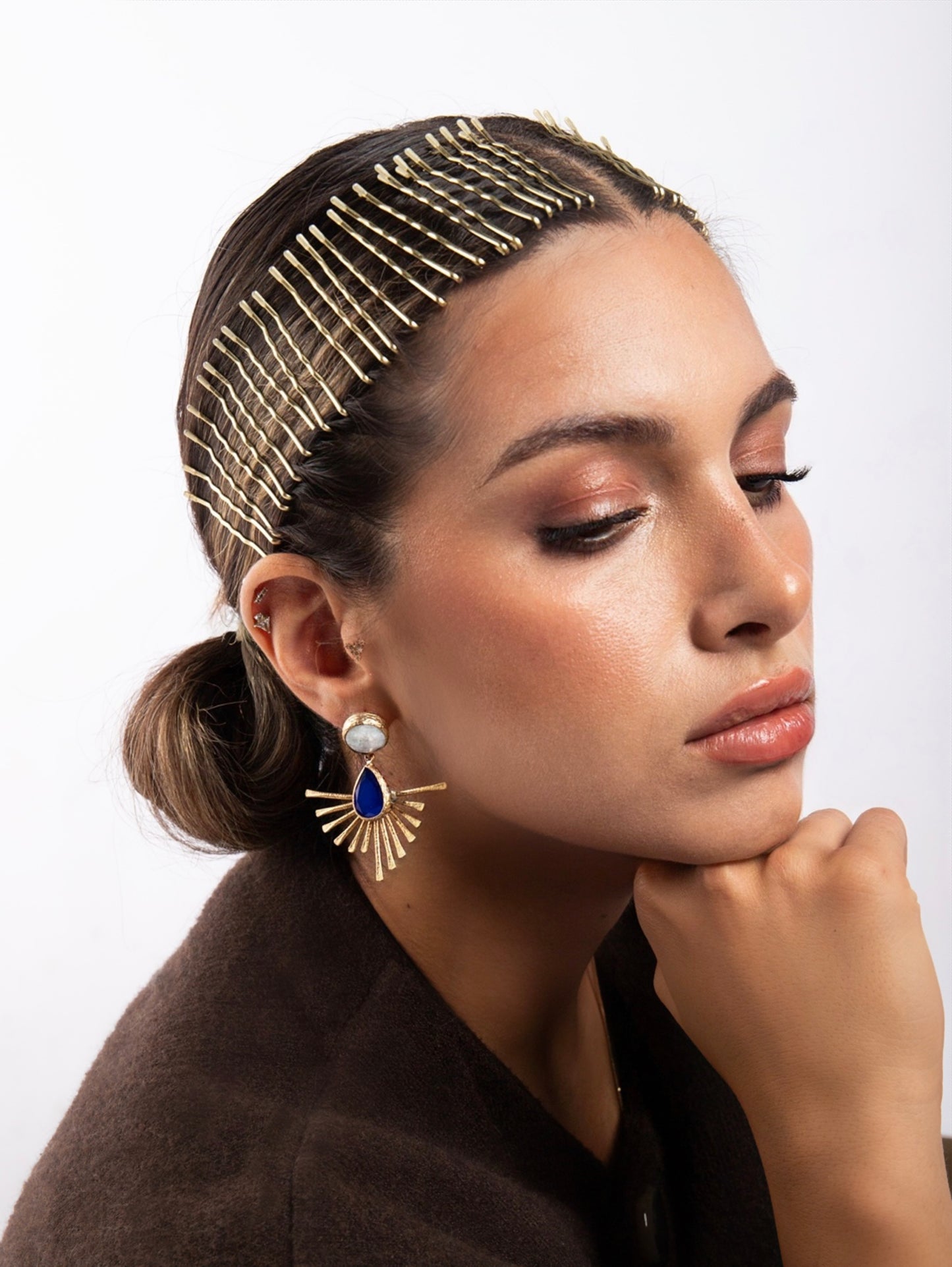 LUNAR LAPIS EARRINGS