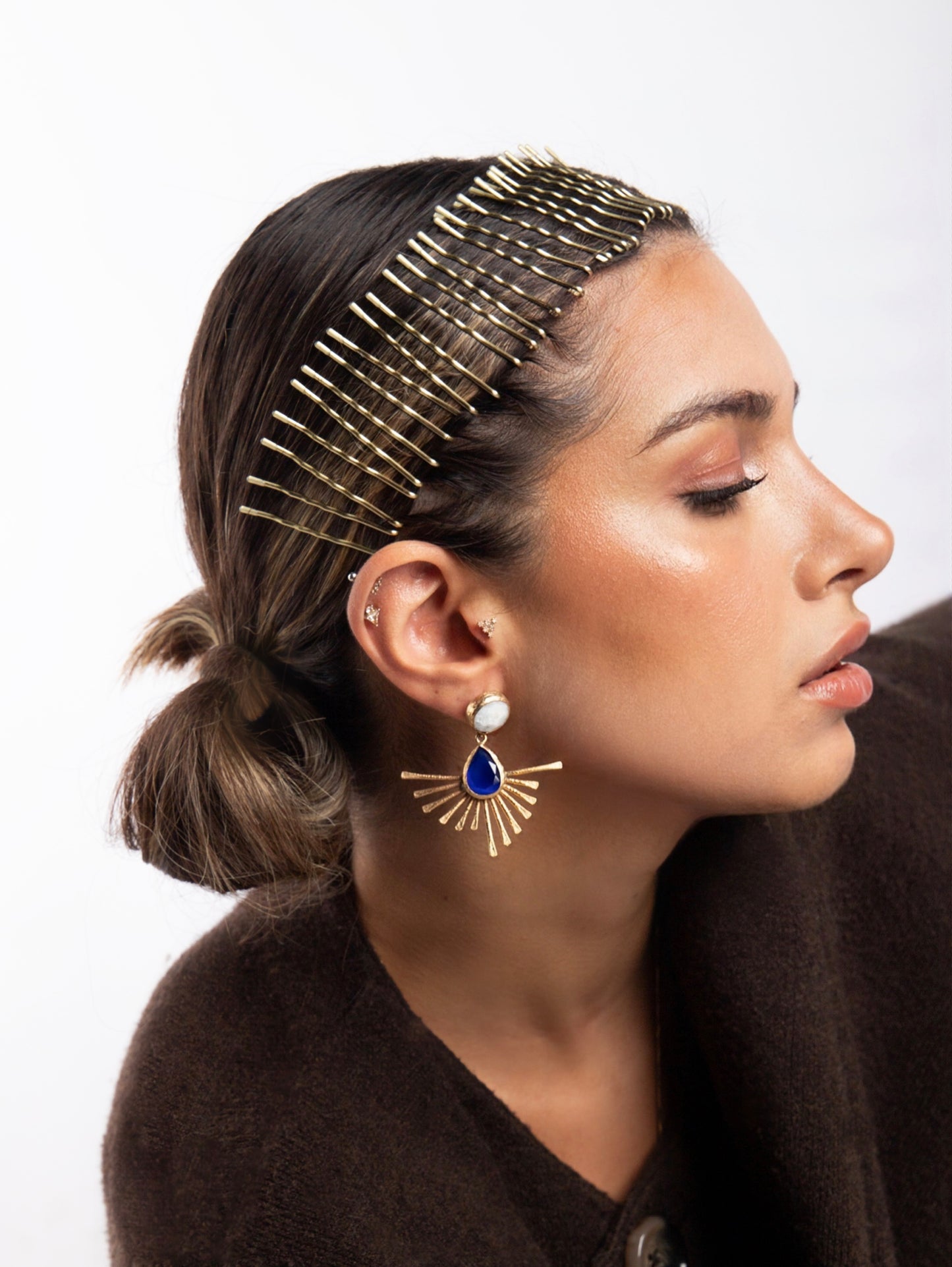 LUNAR LAPIS EARRINGS
