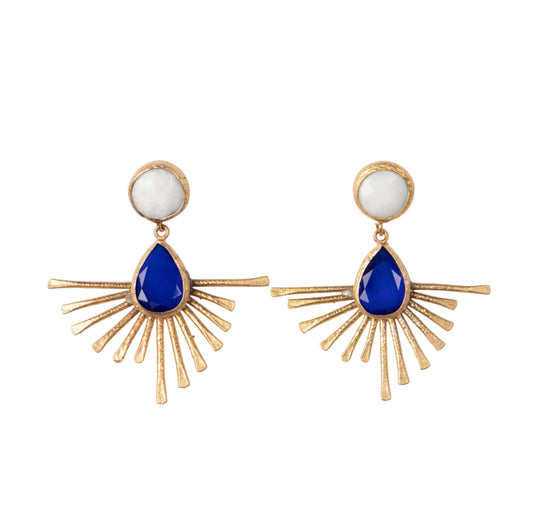 LUNAR LAPIS EARRINGS
