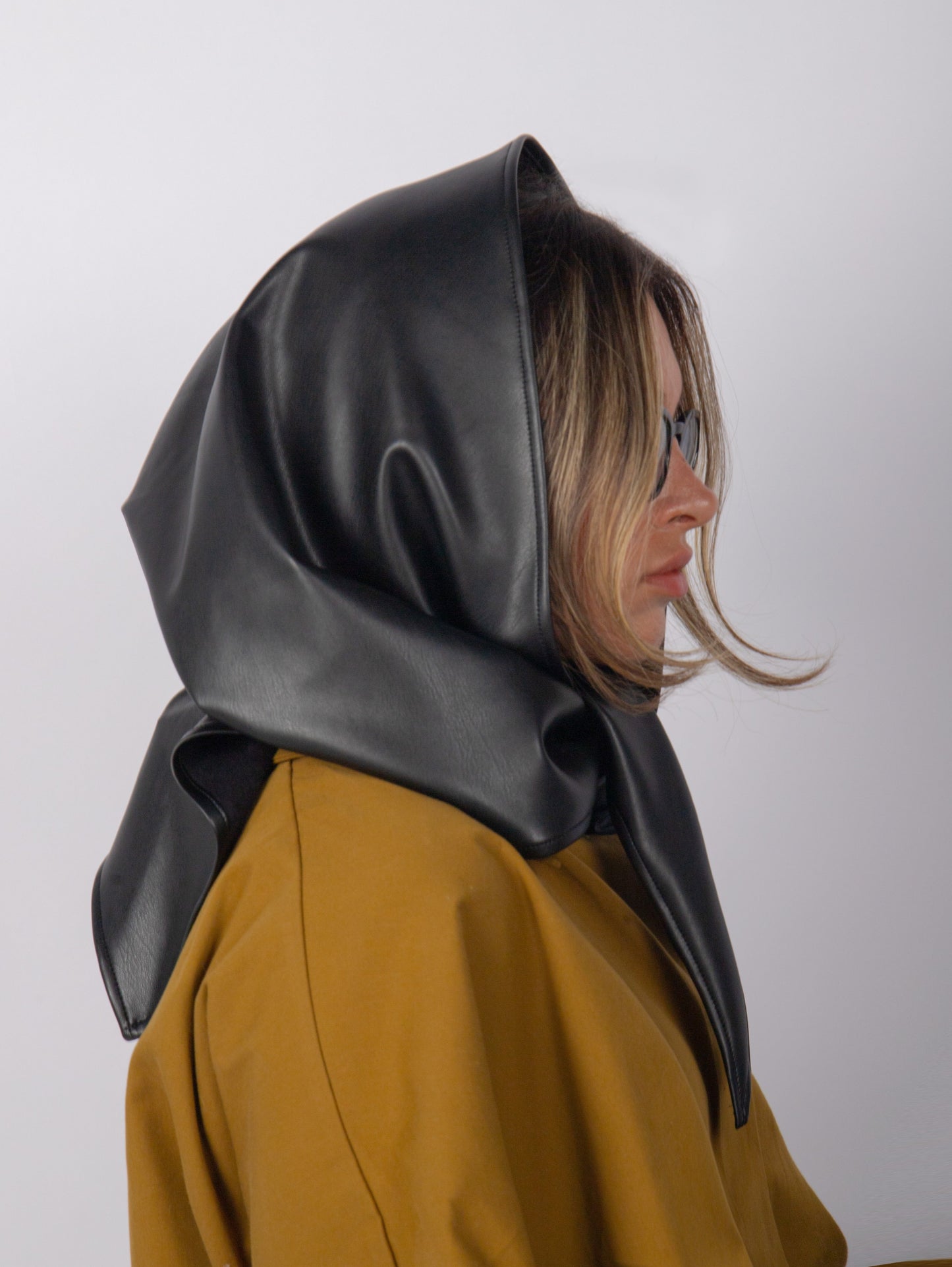 LEATHER BABUSHKA SCARF