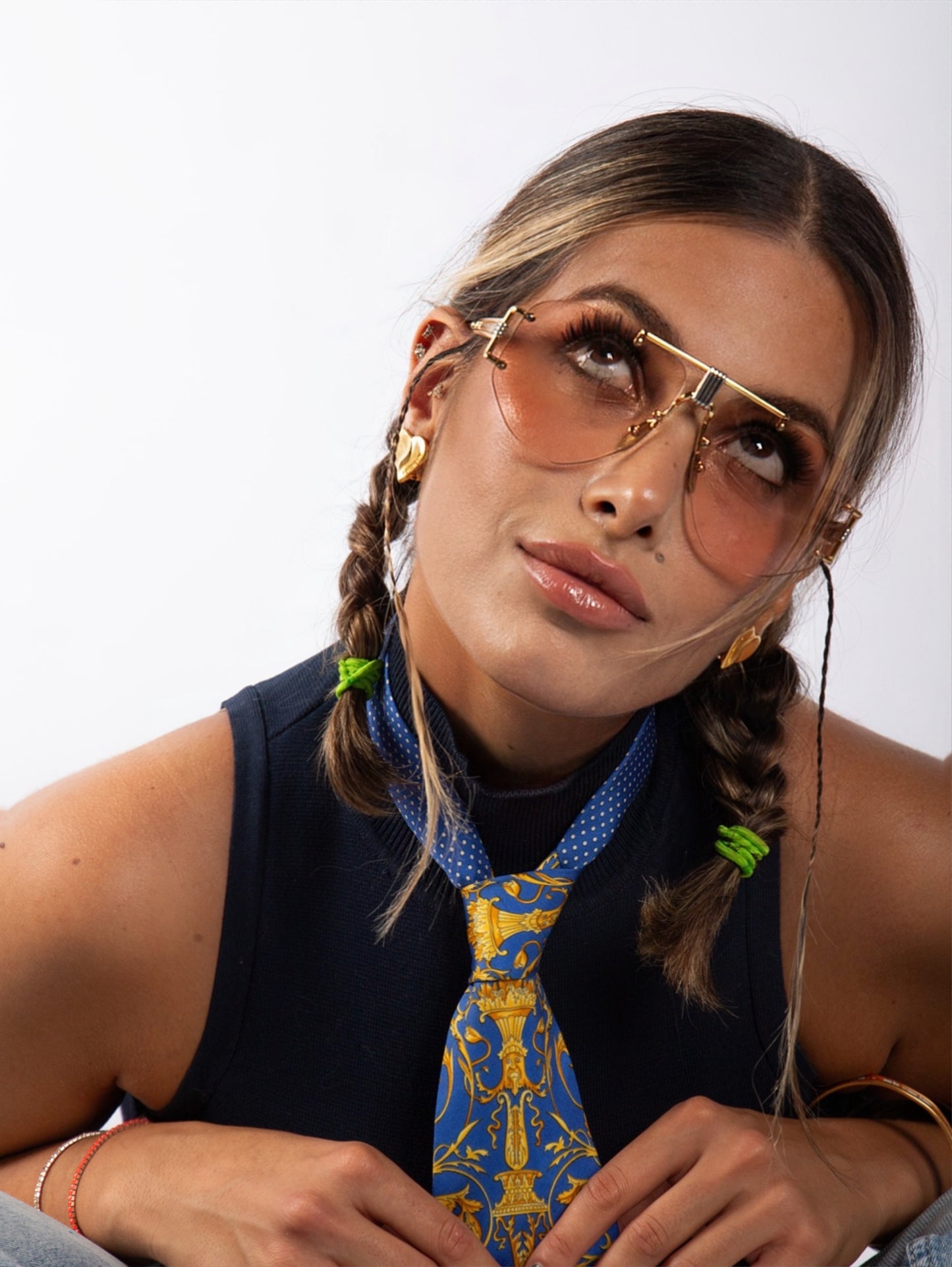 GIANNI VERSACE VINTAGE 90,s ICONIC BAROQUE TIE