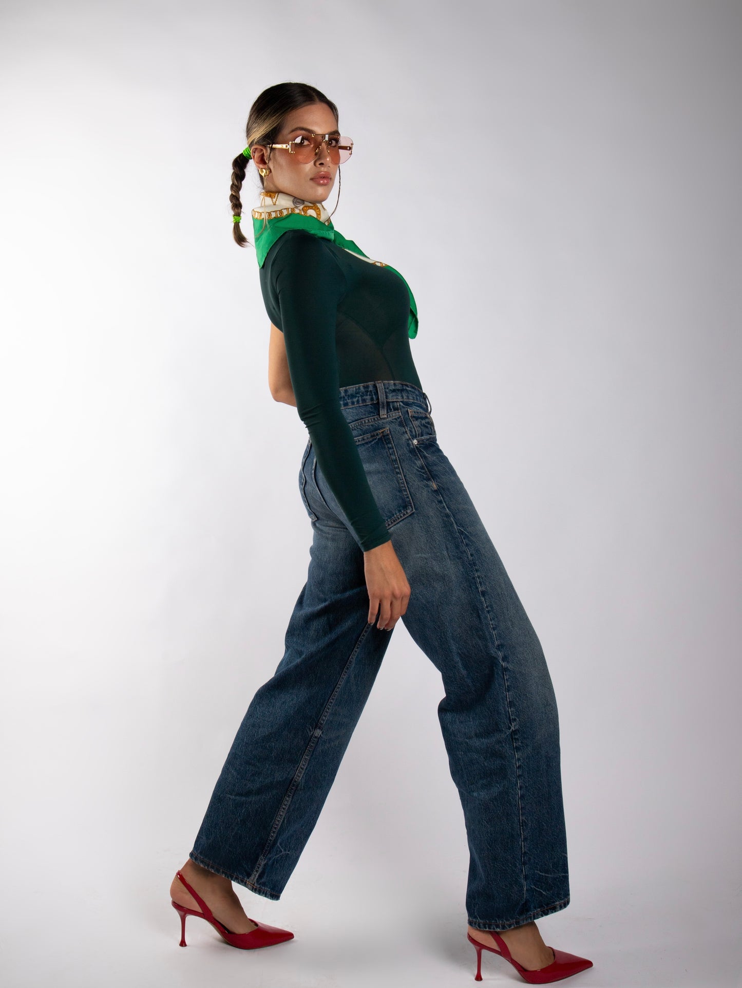 CHRISTIAN DIOR VINTAGE İPEK EŞARP