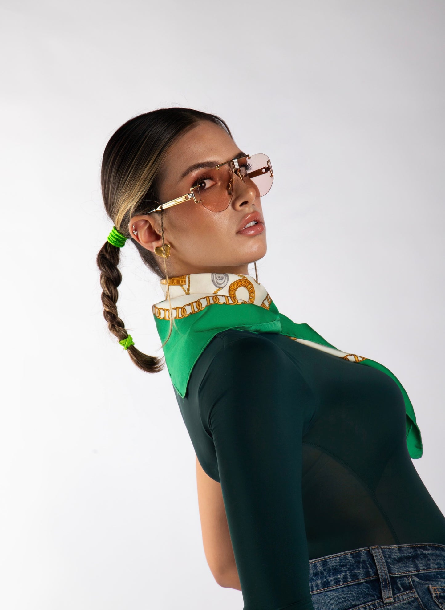 CHRISTIAN DIOR VINTAGE İPEK EŞARP