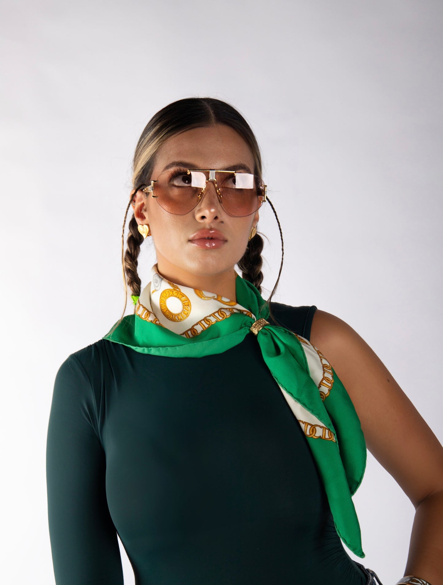 CHRISTIAN DIOR VINTAGE İPEK EŞARP