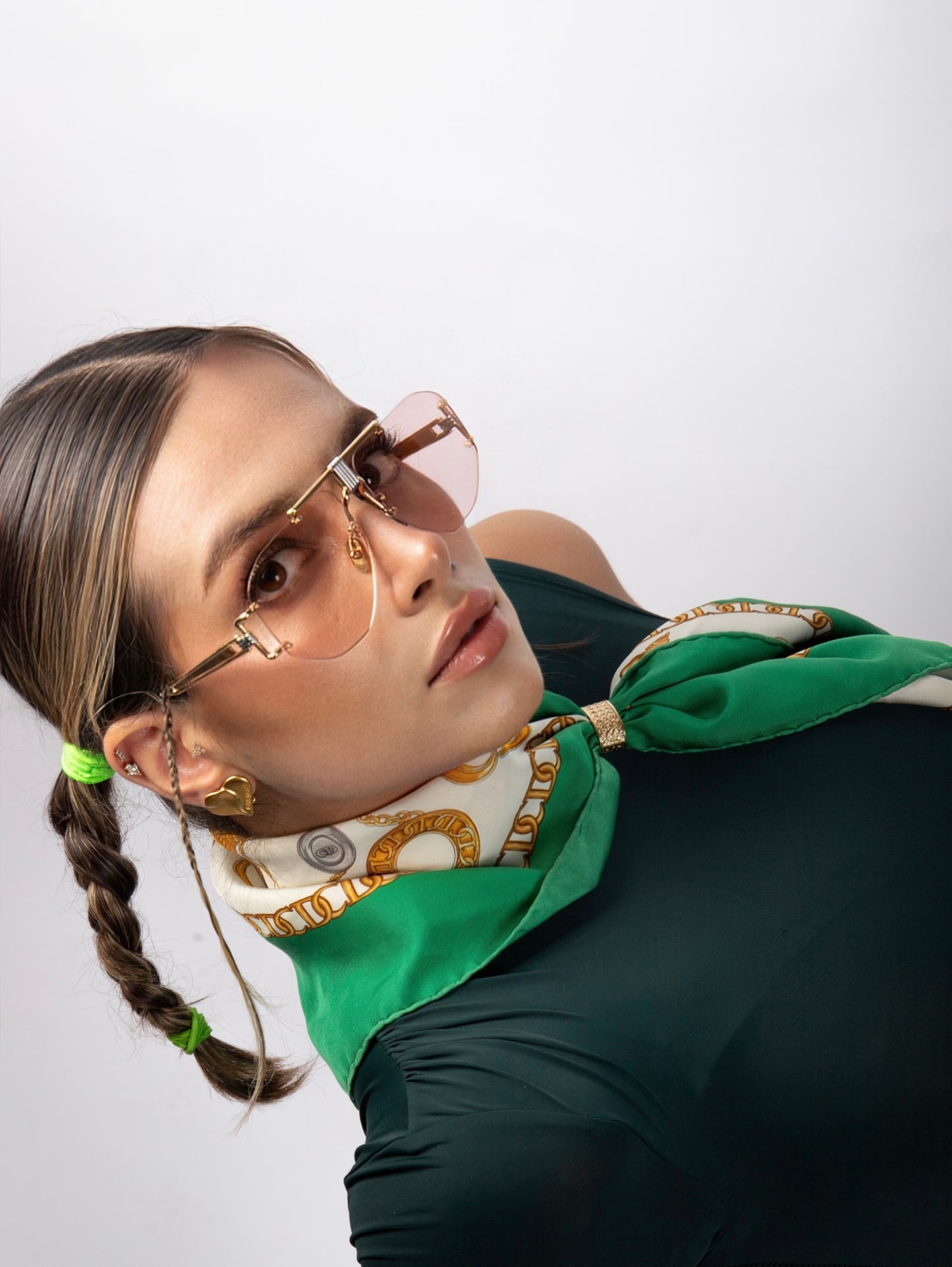 CHRISTIAN DIOR VINTAGE İPEK EŞARP