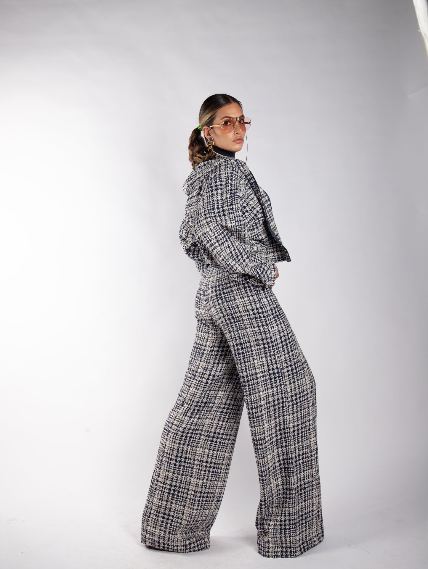 HOUNDSTOOTH TWEED CO-ORD