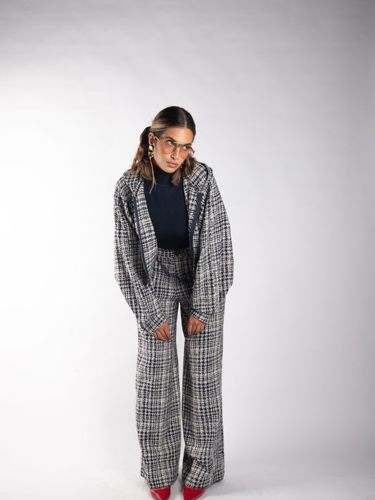 HOUNDSTOOTH TWEED CO-ORD