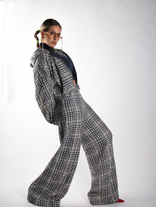 HOUNDSTOOTH TWEED CO-ORD