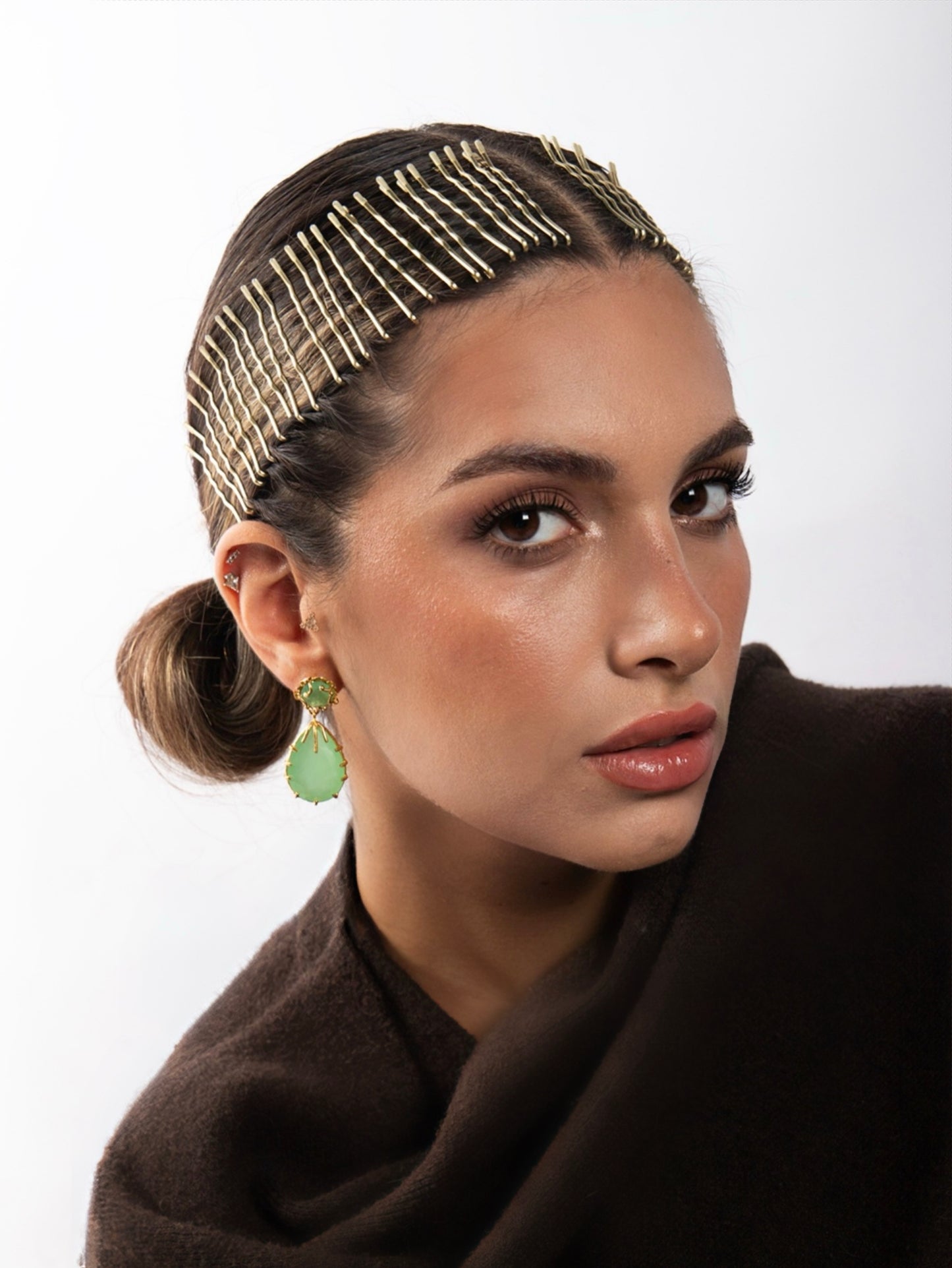 YEŞİL ONİKS DAMLA KÜPE