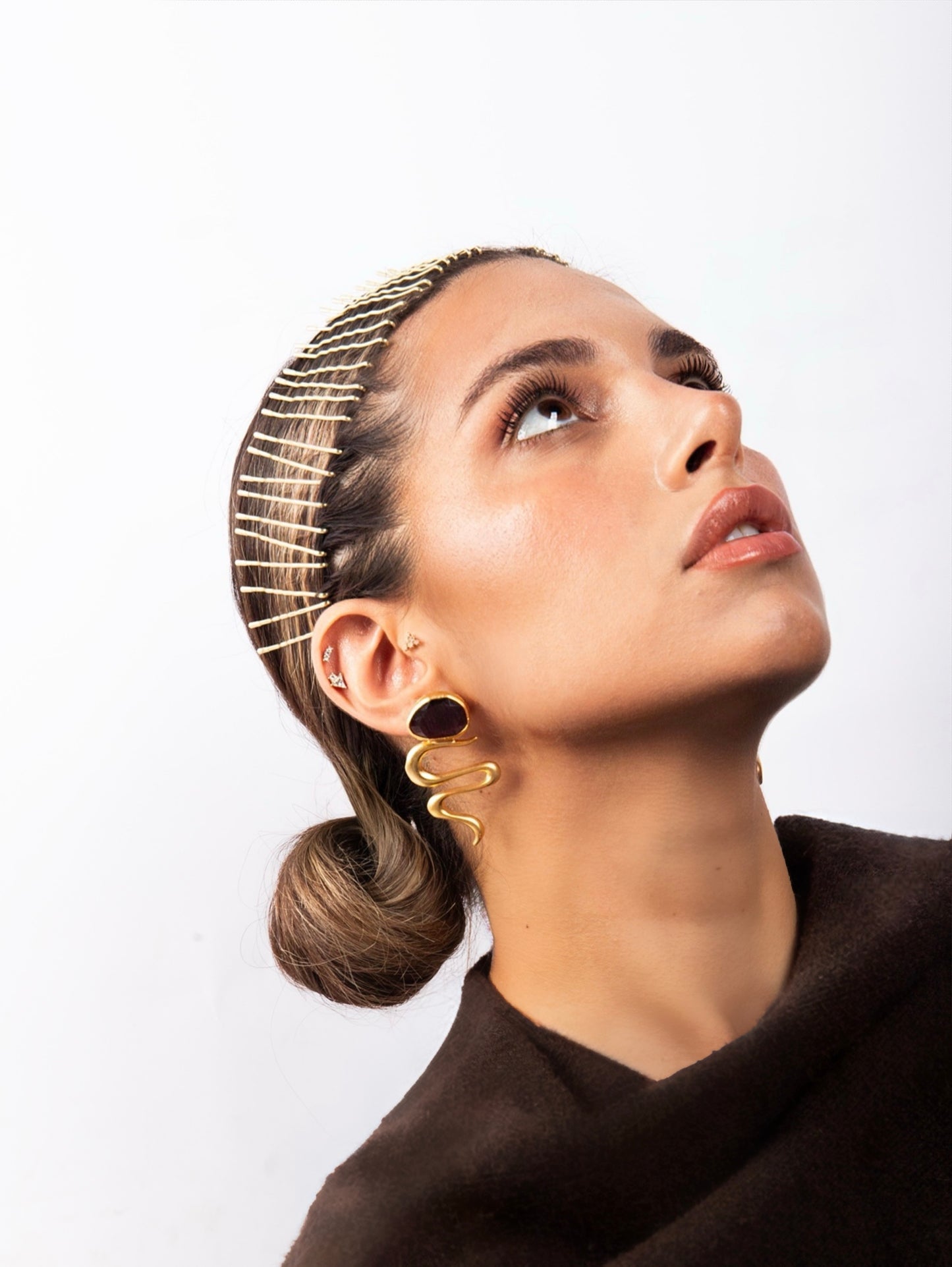 AMETİST HEYKEL KÜPELER