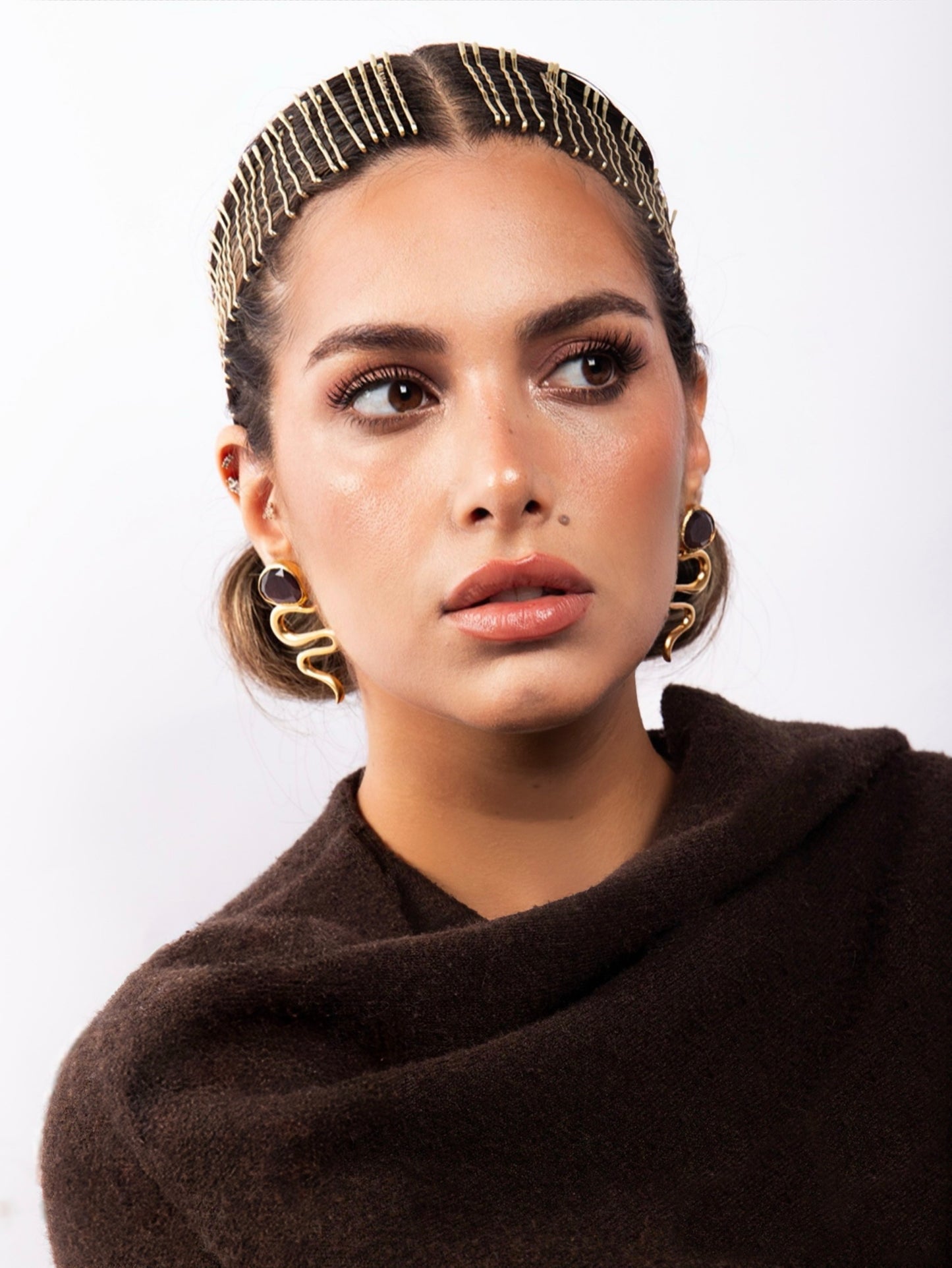 AMETİST HEYKEL KÜPELER