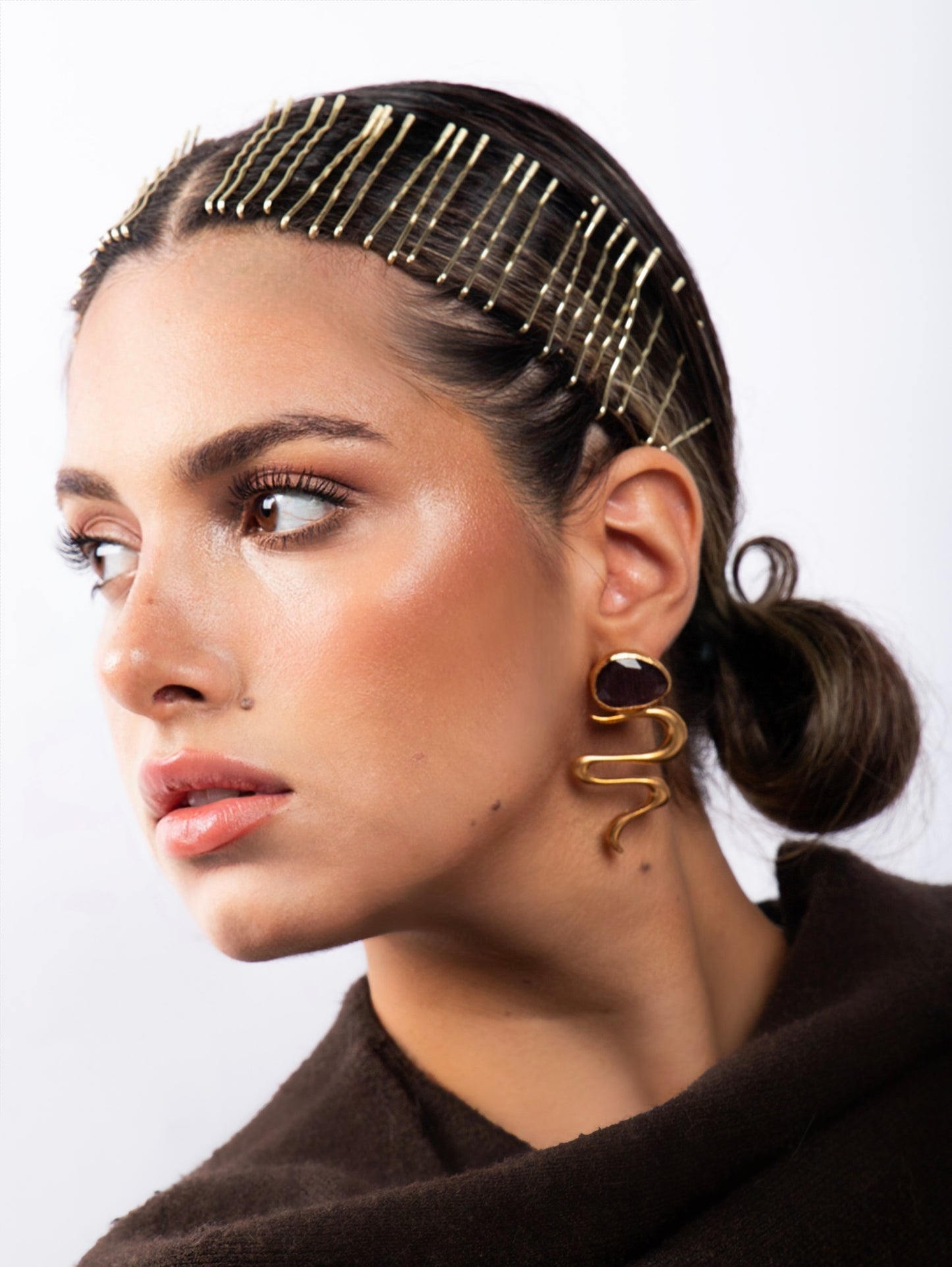 AMETİST HEYKEL KÜPELER