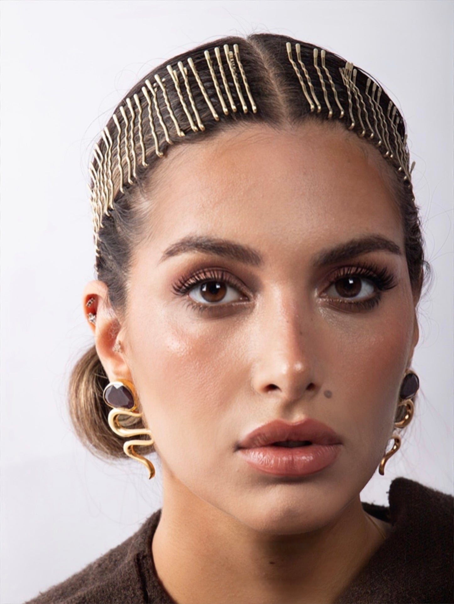 AMETİST HEYKEL KÜPELER